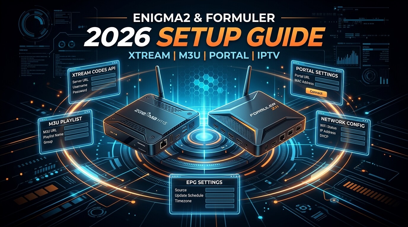 Enigma2 and Formuler IPTV setup: MYTVOnline 3, OTT Navigator, Enigma2 auto-script and Xtreamity