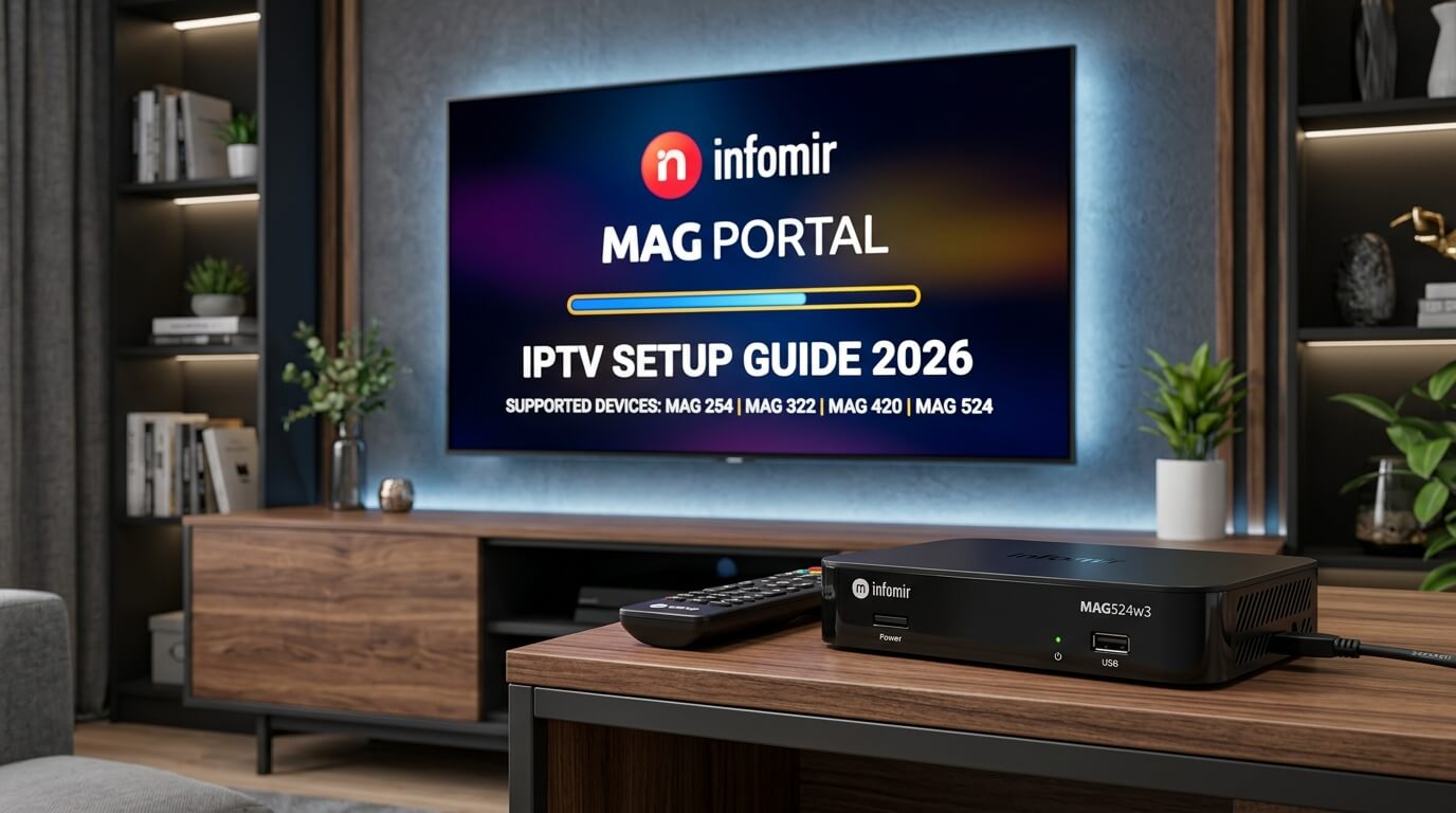 MAG Box IPTV setup: Stalker Portal and Ministra TV on MAG 254, 322 and 524