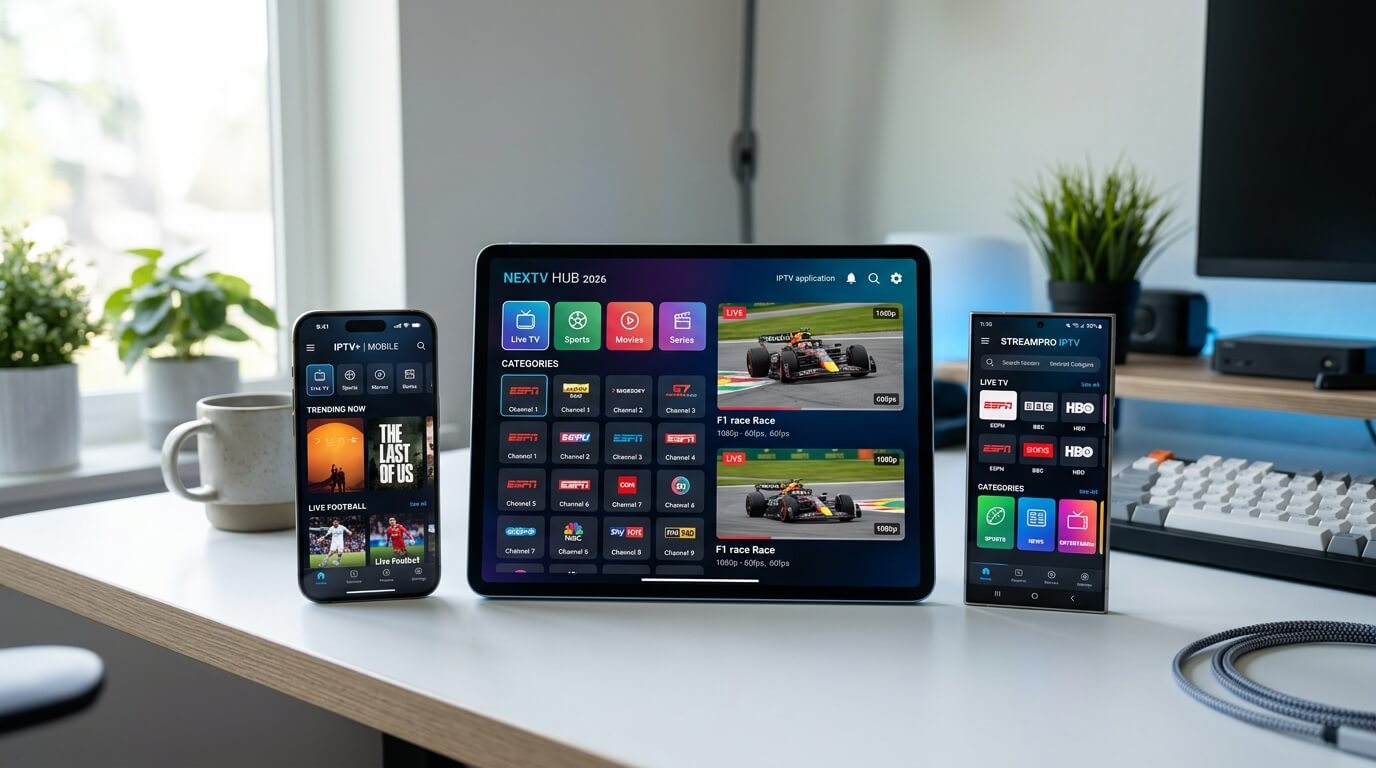 Mobile IPTV setup: Hot Player, IBO Player Pro and IPTV Smarters Pro on iPhone, iPad and Android